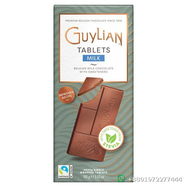Guylian No Sugars Added Milk Chocolate 100g