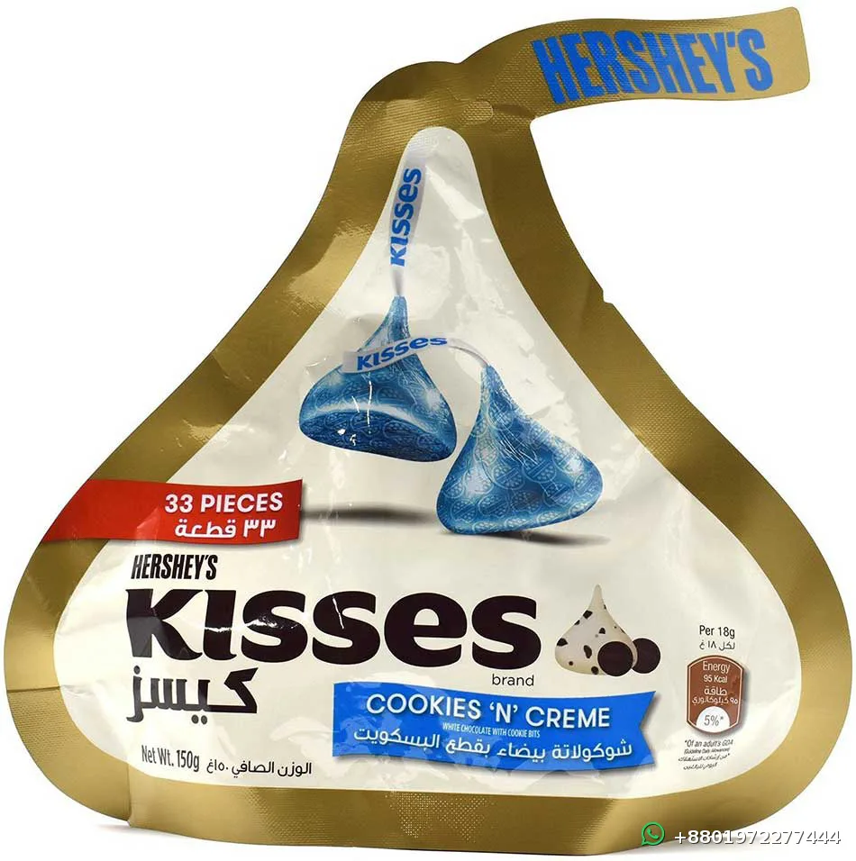 Hershey's Kisses Cookies N Creme 150g