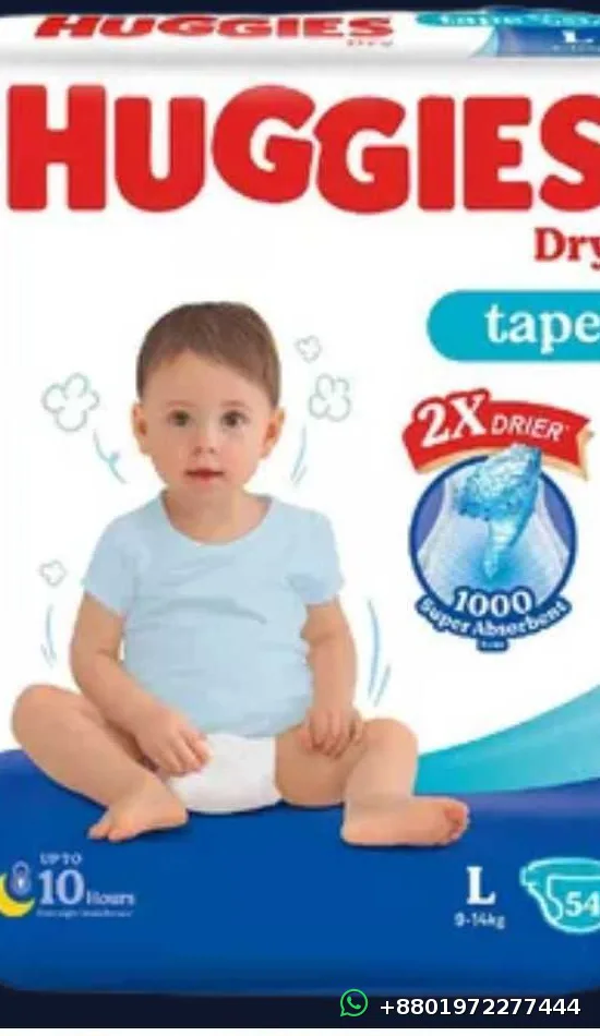 Huggies Dry Diapers L