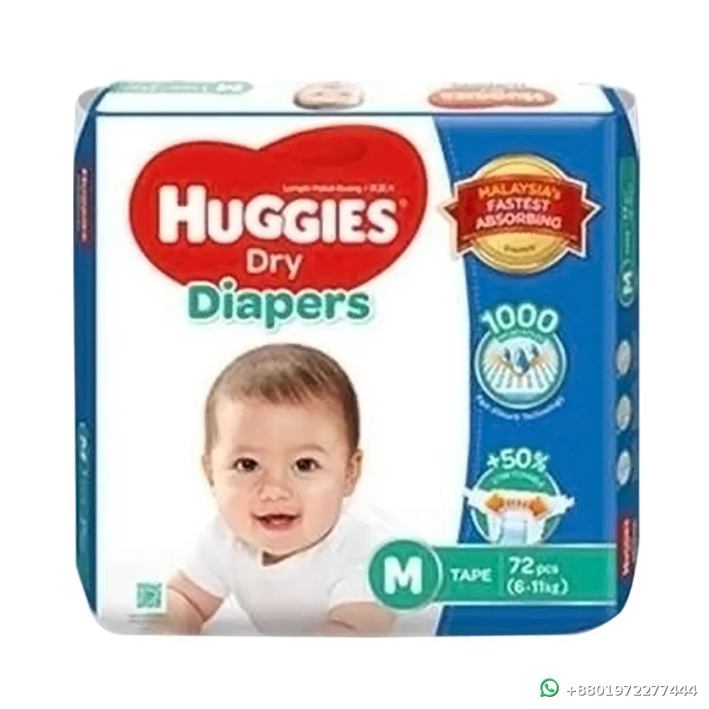 Huggies Dry Diapers M