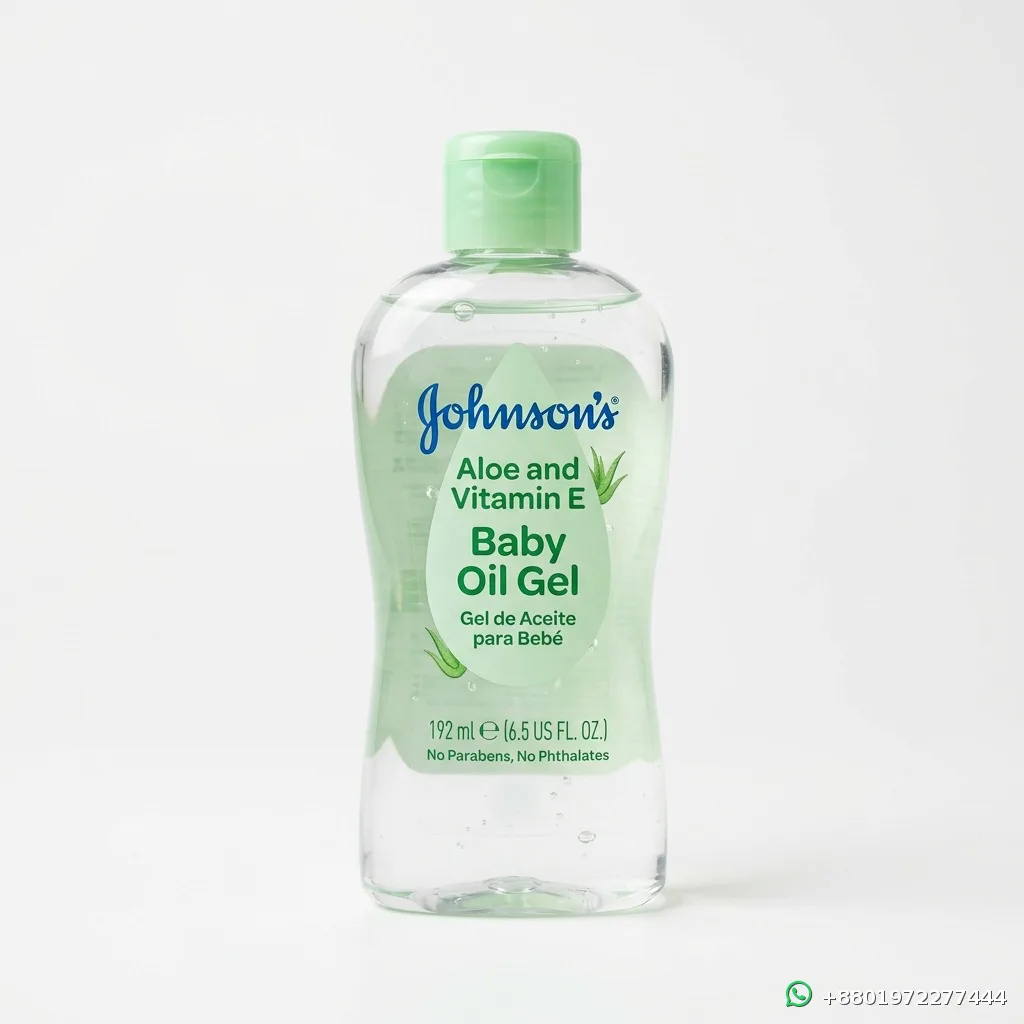 Johnson's Aloe and Vitamin E Baby Oil Gel
