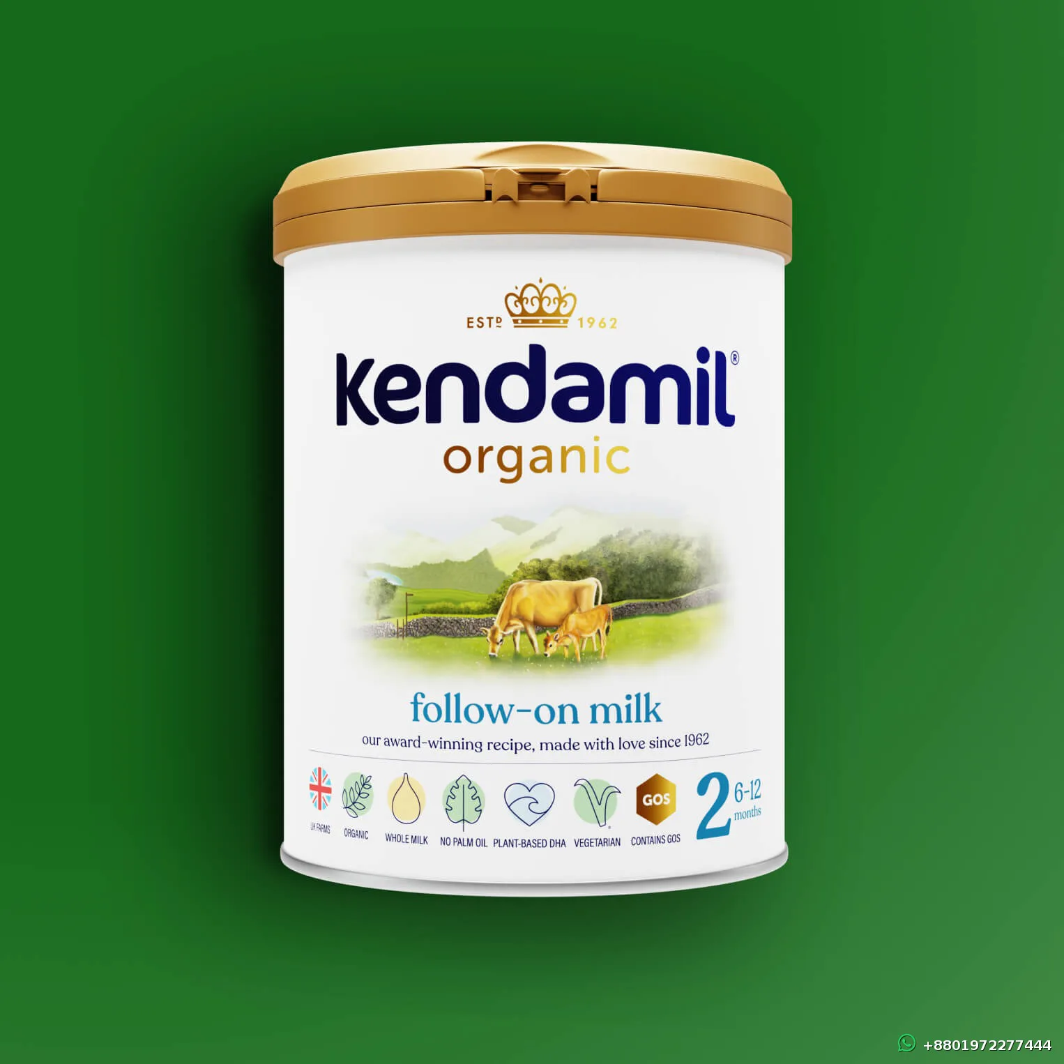 Kendamil Organic Follow-On Milk 2 800g