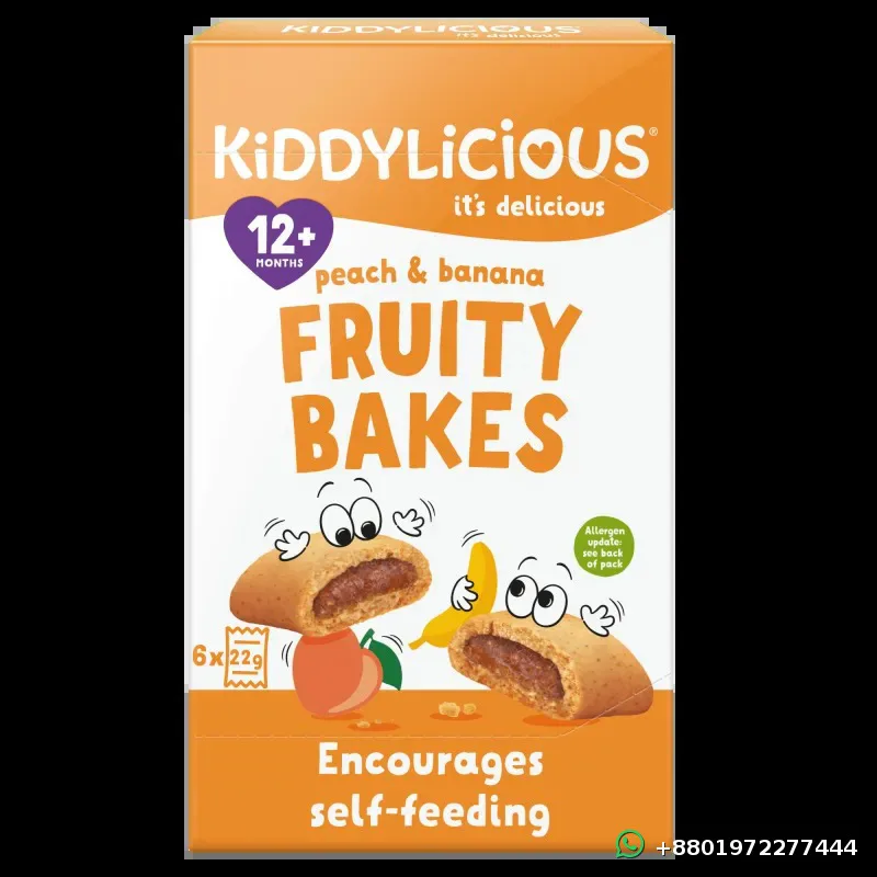 Kiddylicious Peach & Banana Fruity Bakes