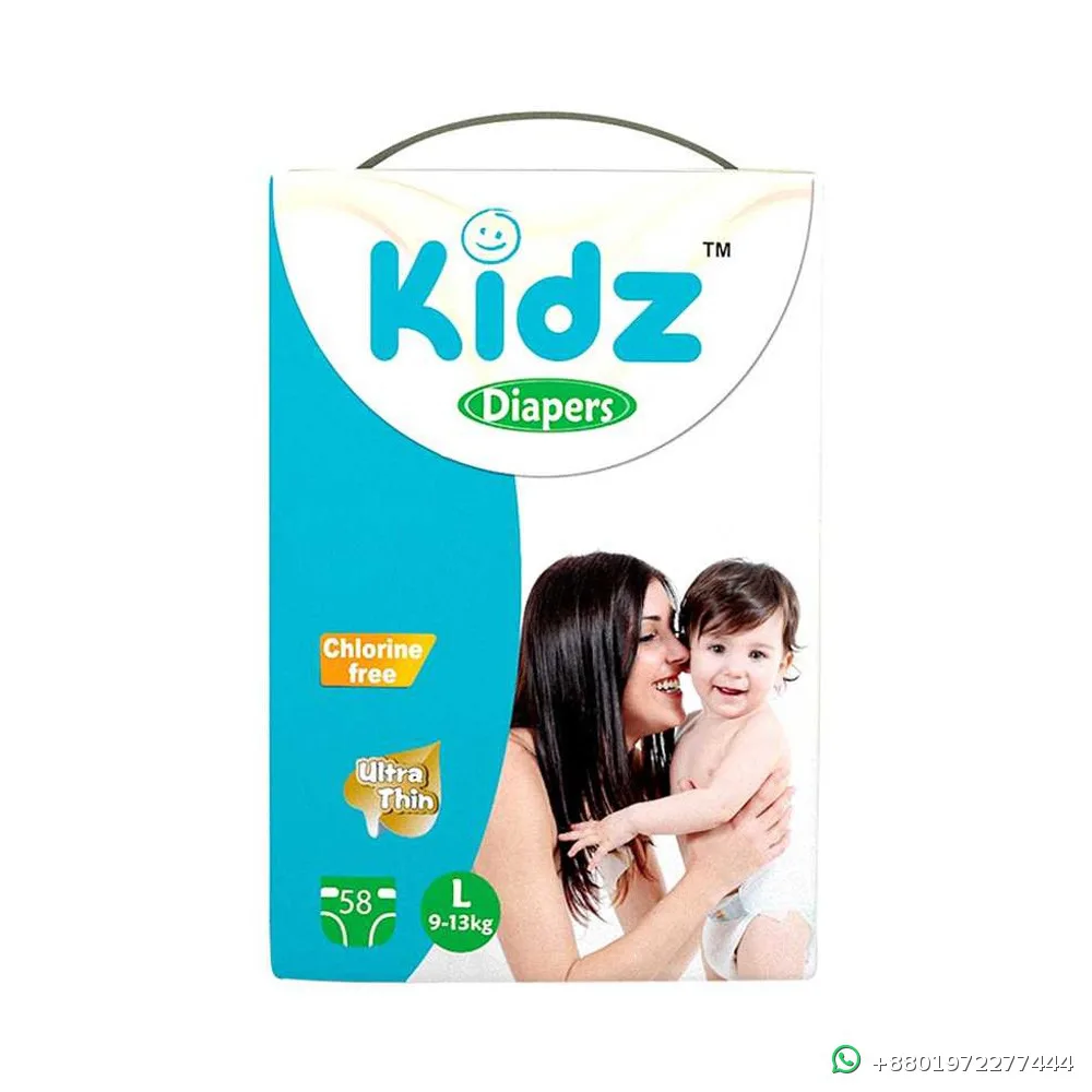 Kidz Diapers L Belt System