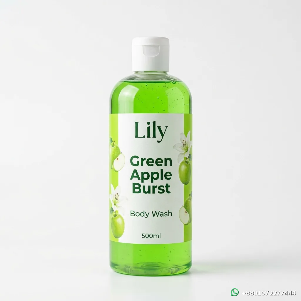 Lily Green Apple Burst Body Wash 500ml