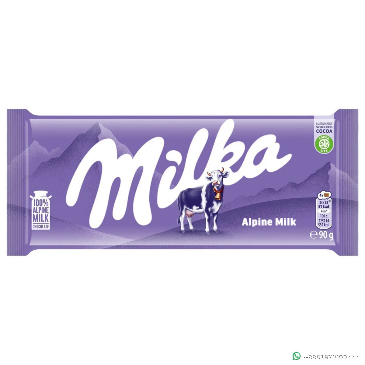 Milka Oro Milk Chocolate Bar