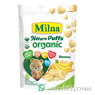 Milna Nature Puffs Organic Banana 15g