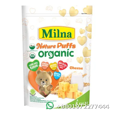 Milna Nature Puffs Organic Cheese 15g