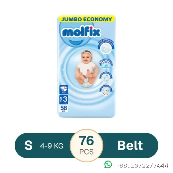 Molfix Jumbo Economy Belt Size 3 58pcs
