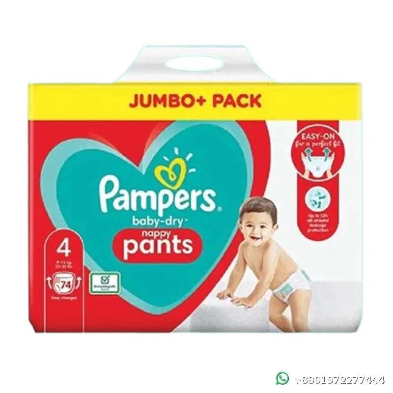 Pampers Baby Dry Nappy Pants Size 4
