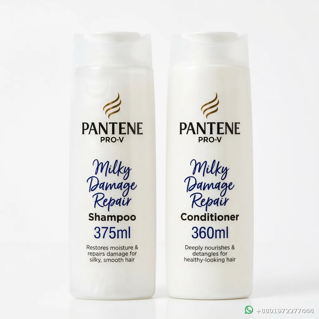Pantene Pro-V Milky Damage Repair Shampoo and Conditioner 375ml+360ml