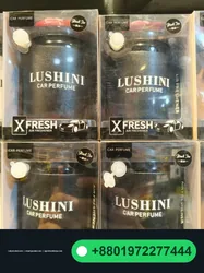 Lushini Car Perfume Gel (Black Ice, Rose) – 400gm