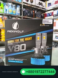V80 Led Headlight for Car with 1 Year Warranty (80,000 Lumen)
