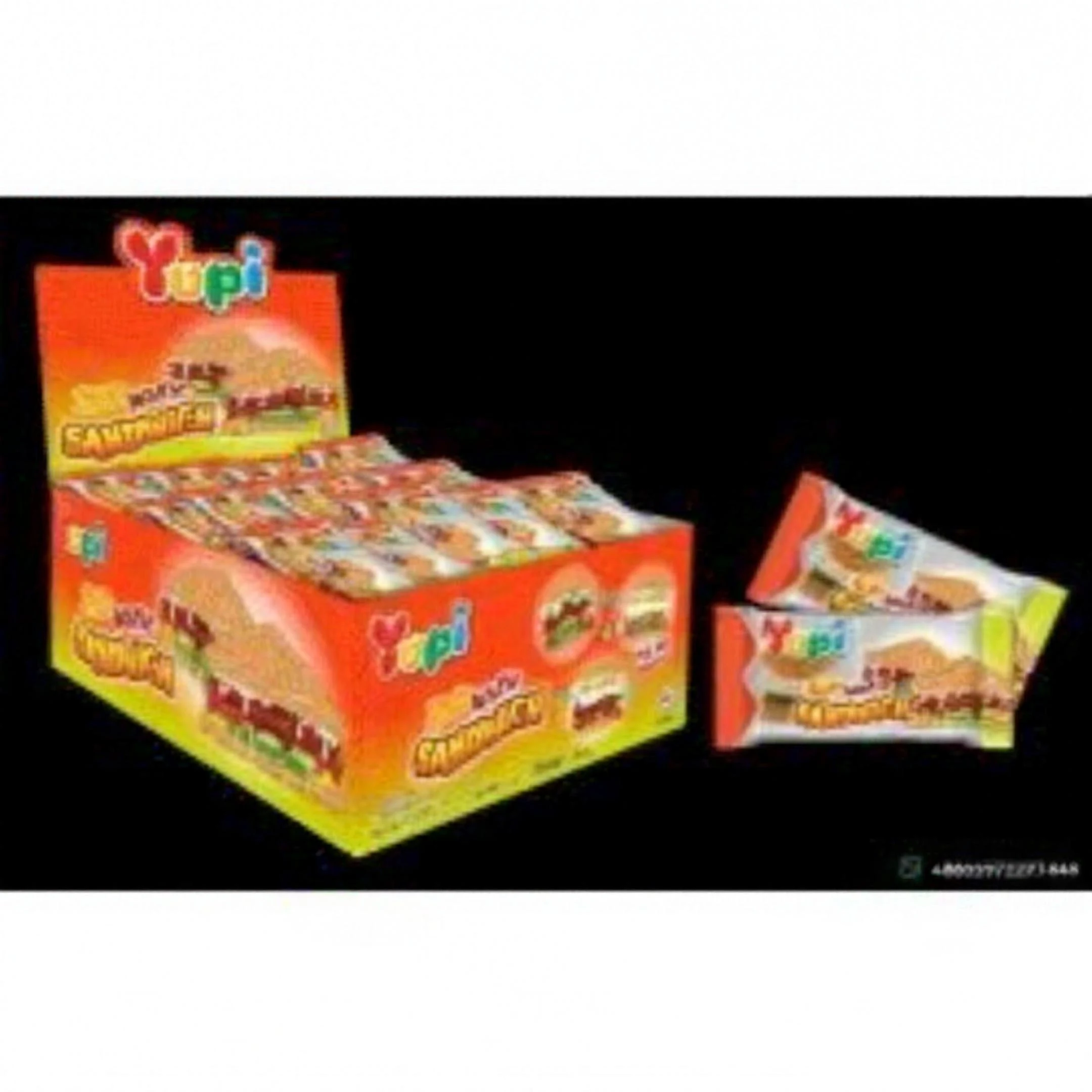 Yupi Twin Waffle Sandwich Gummy 14g X 24pcs Box