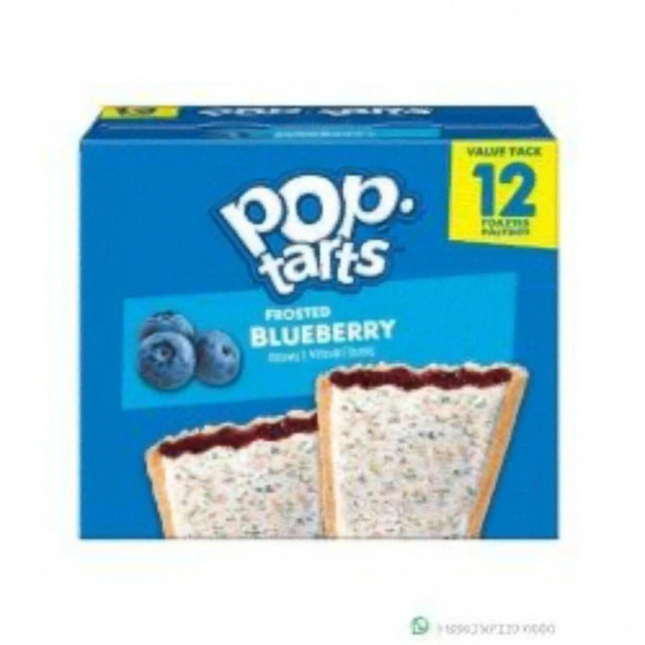 Pop Tarts Frosted Blueberry 6 Pouches Of 2 Toaster Pastries
