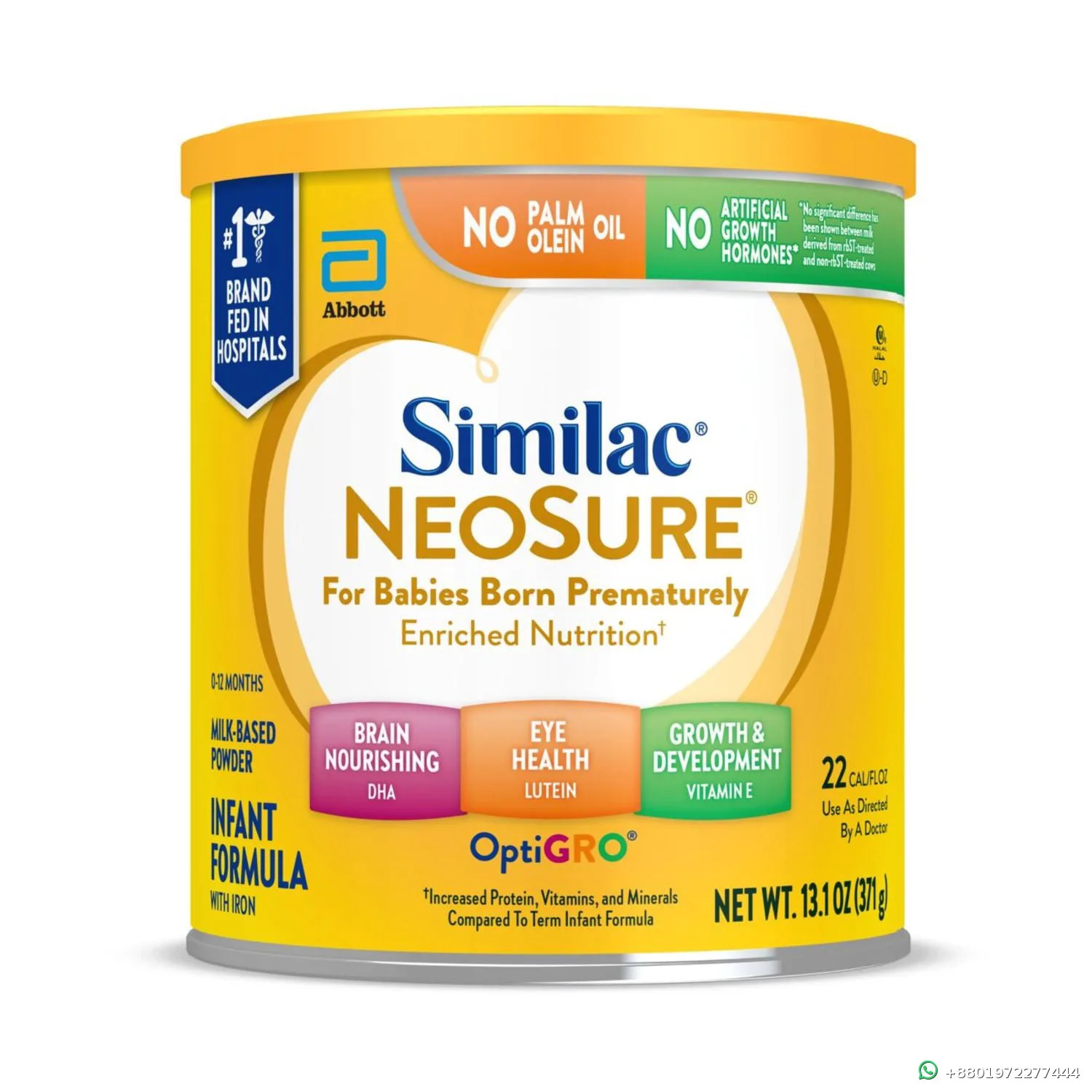 Similac NeoSure Optigro Infant Formula with Iron 371g