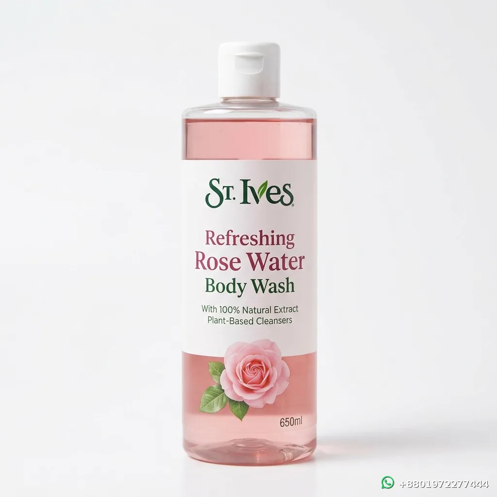 St. Ives Refreshing Rose Water Body Wash 650ml