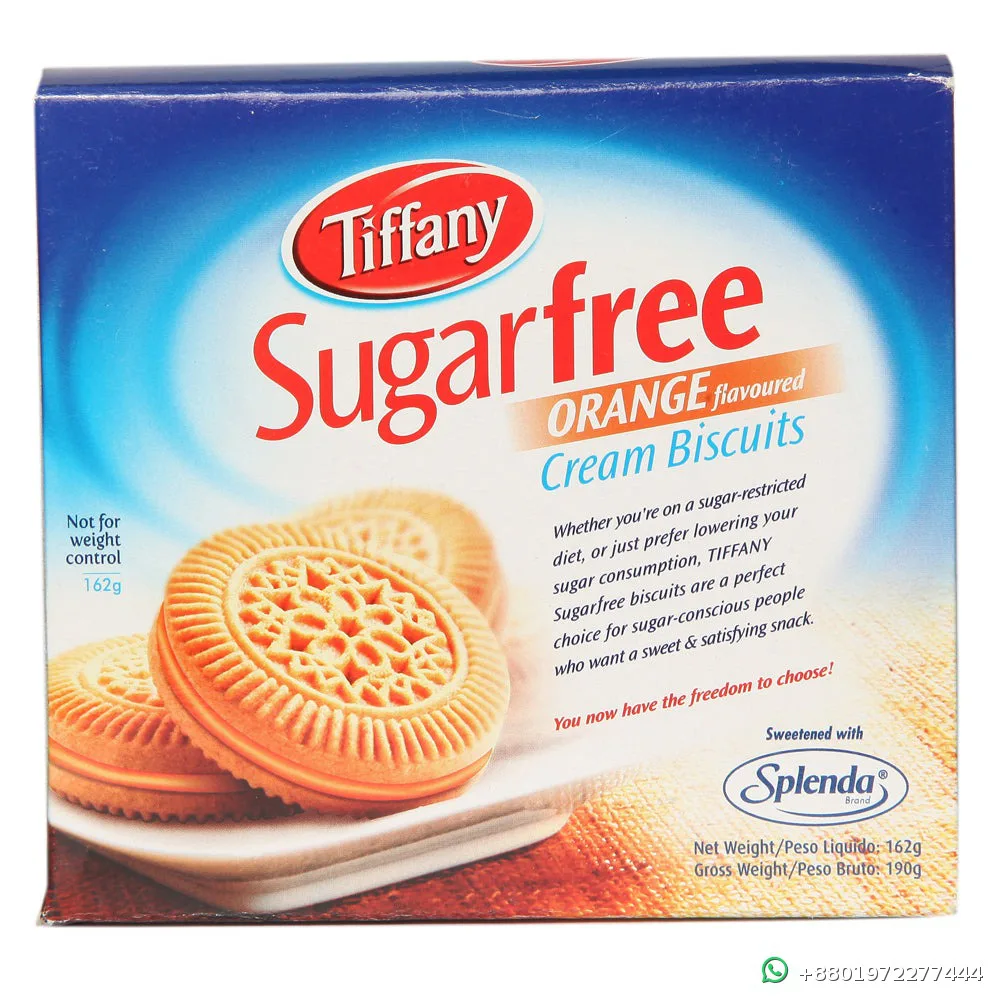 Tiffany Sugar Free Orange Cream Biscuits 162g