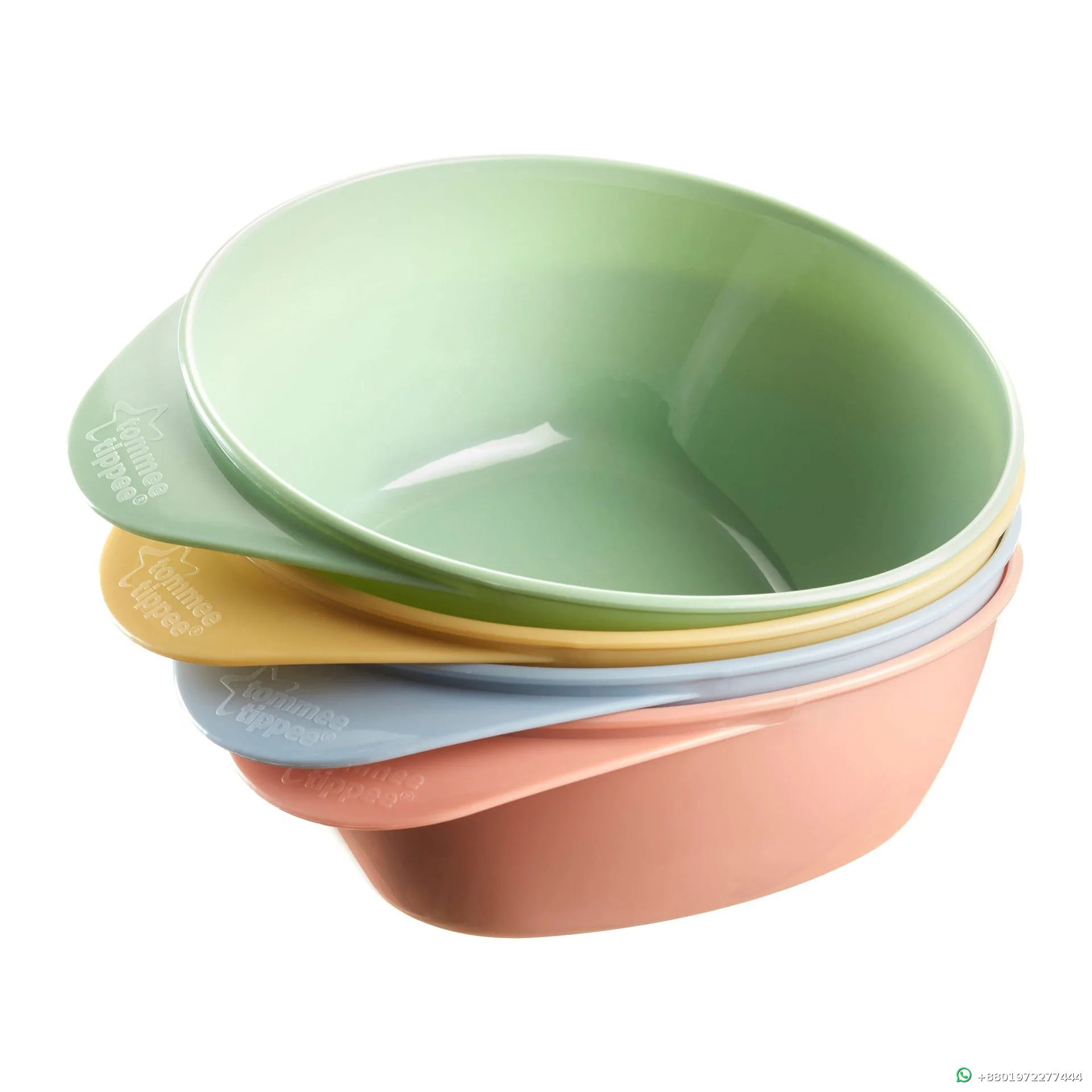 Tommee Tippee Easy Scoop Feeding Bowls 6m+ 2Pcs
