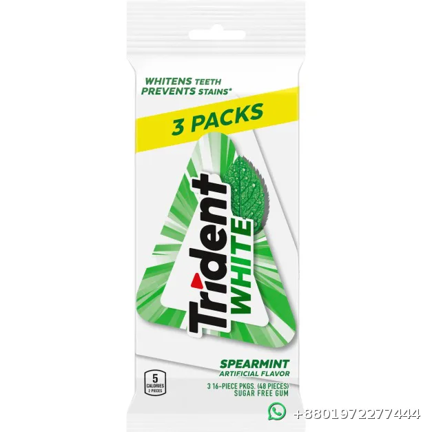 Trident White Spearmint Flavor Gum