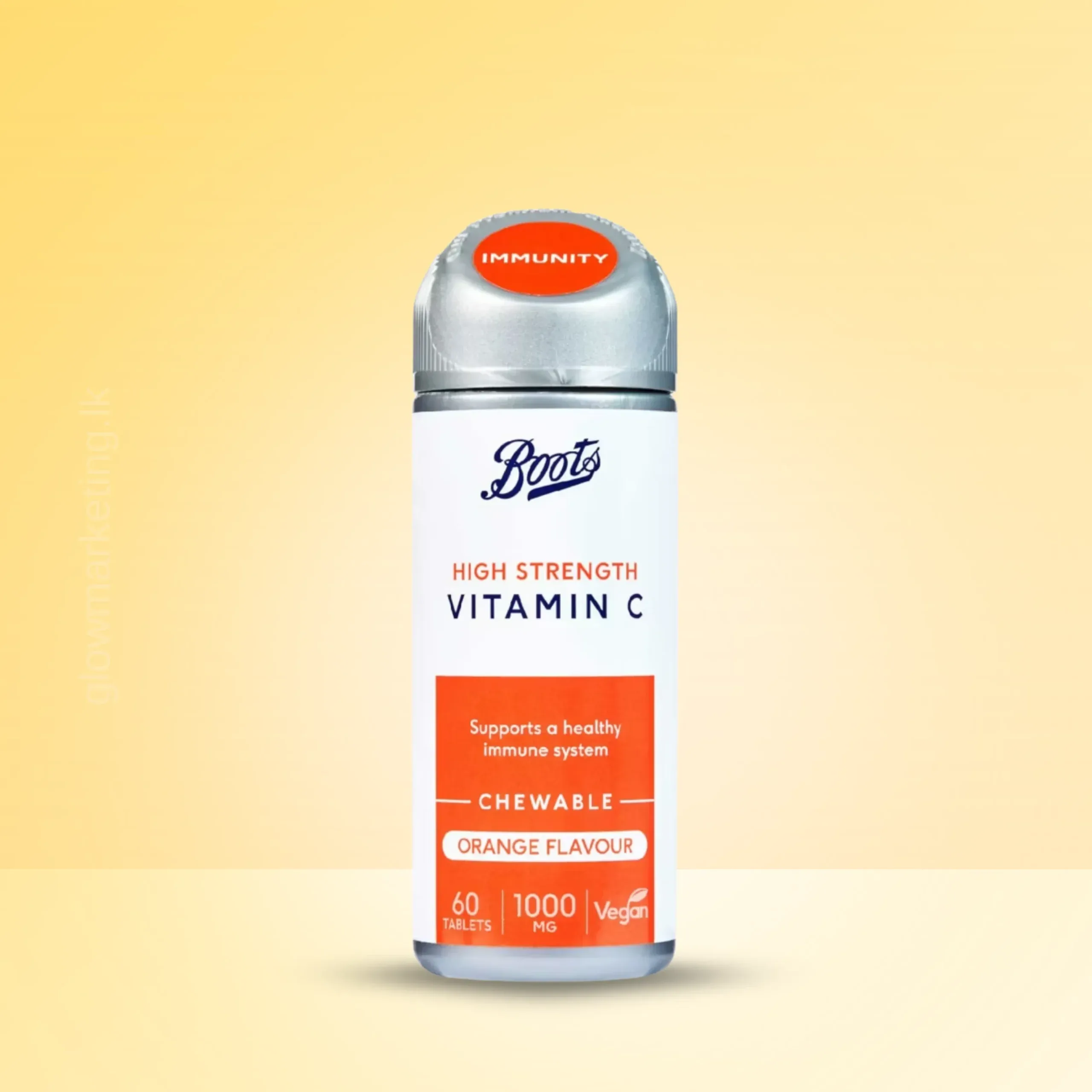 Boots Chewable Vitamin C 1000mg Orange Flavour