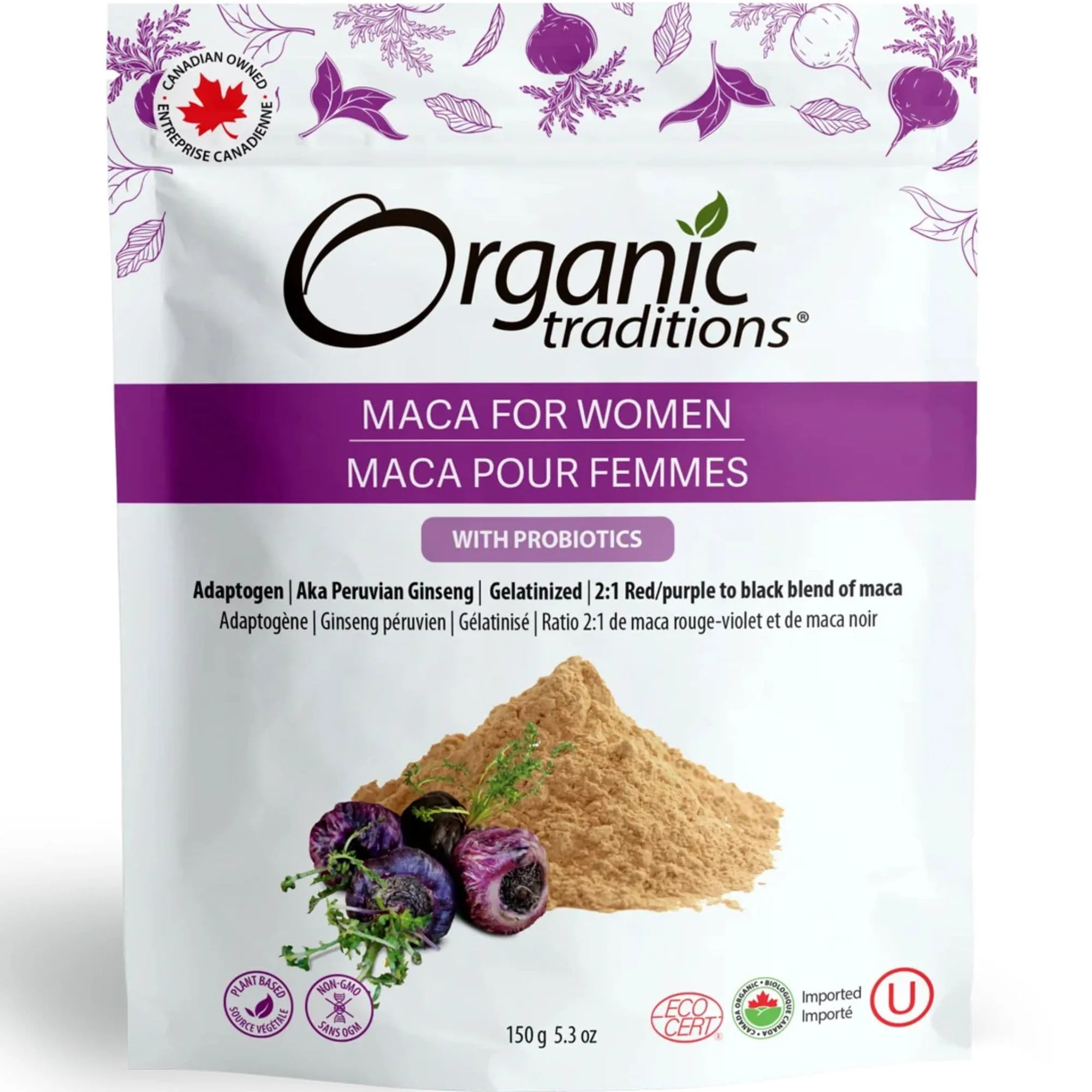 Organic Traditions Maca for Women 150g