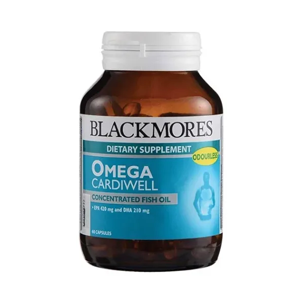 Blackmores Omega Cardiwell Fish Oil 60 Capsules