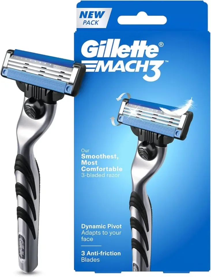 Gillette Mach3 Anti-Friction Blades Razor