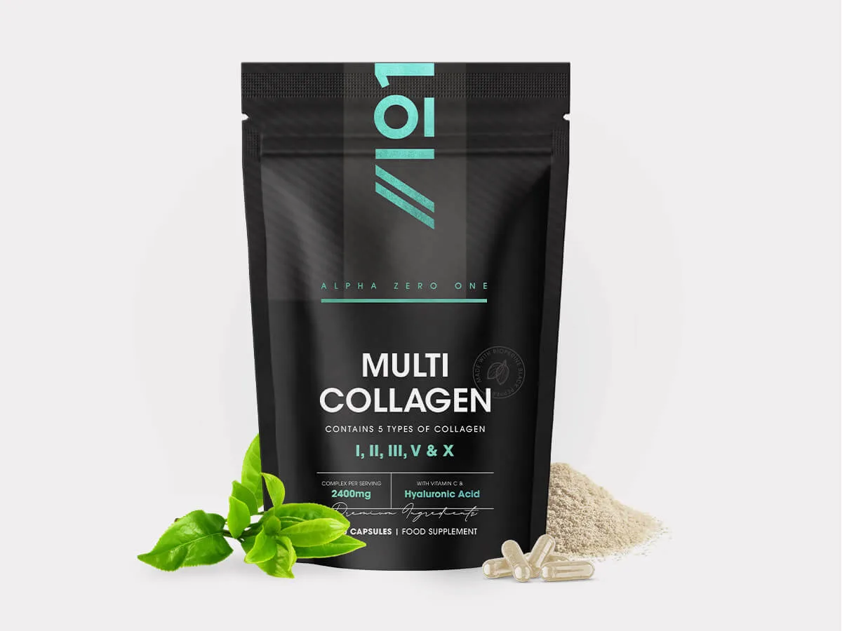 Alpha Zero One Multi Collagen Bio Perine C 120 Capsules