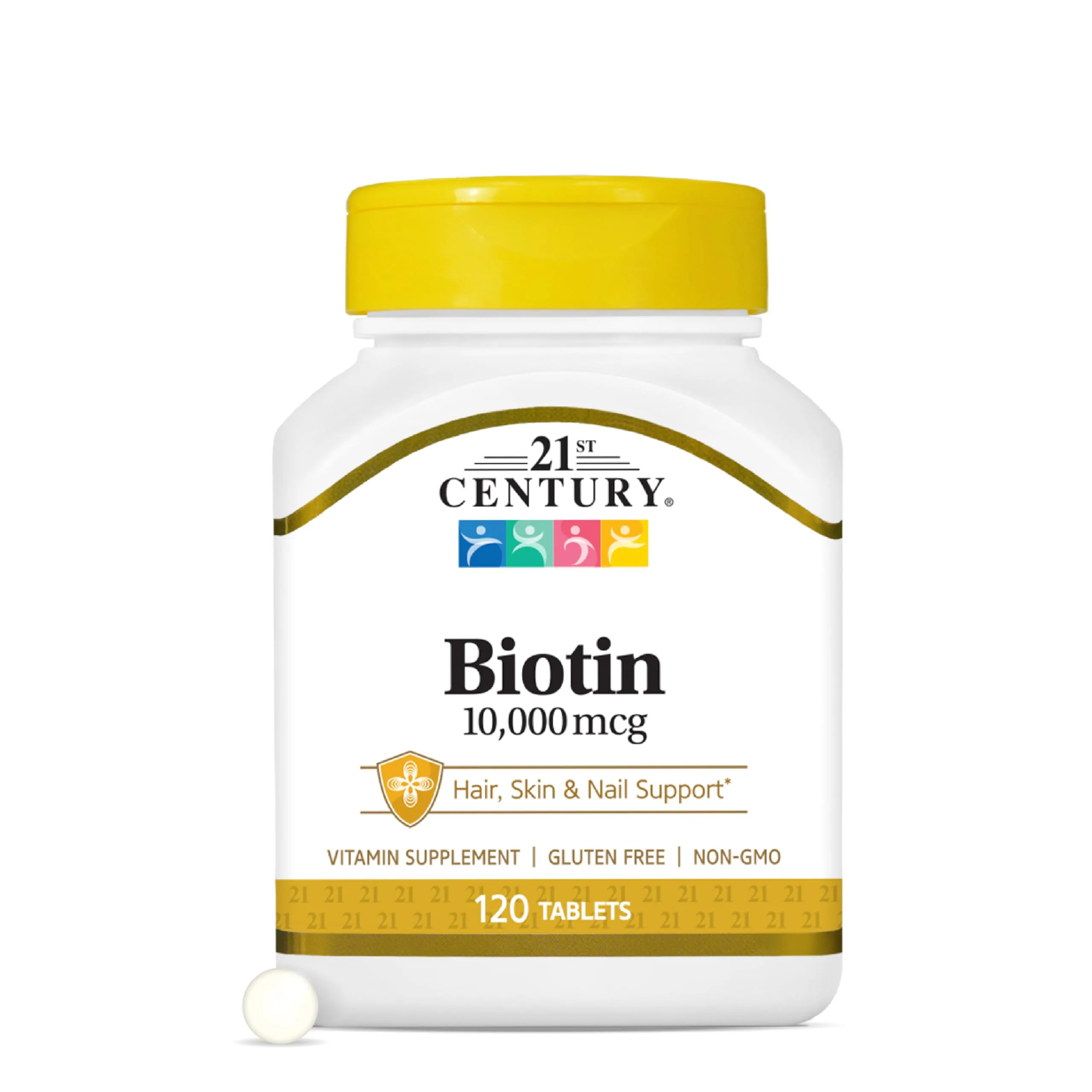 21st Century Biotin 10,000mcg 120 Tablets