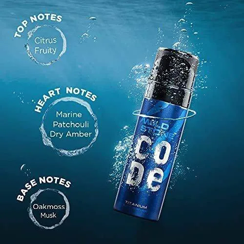 Wild Stone Code Titanium Body Perfume