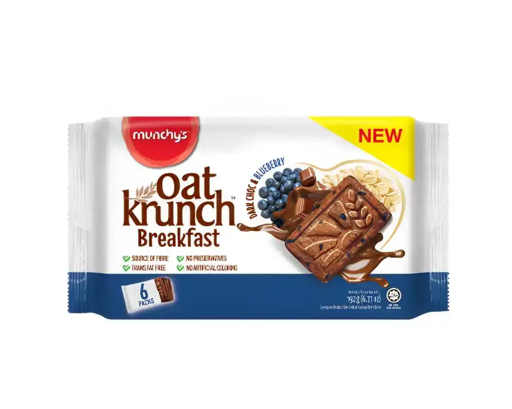 Munchy's Oat Krunch Breakfast Dark Choc & Blueberry