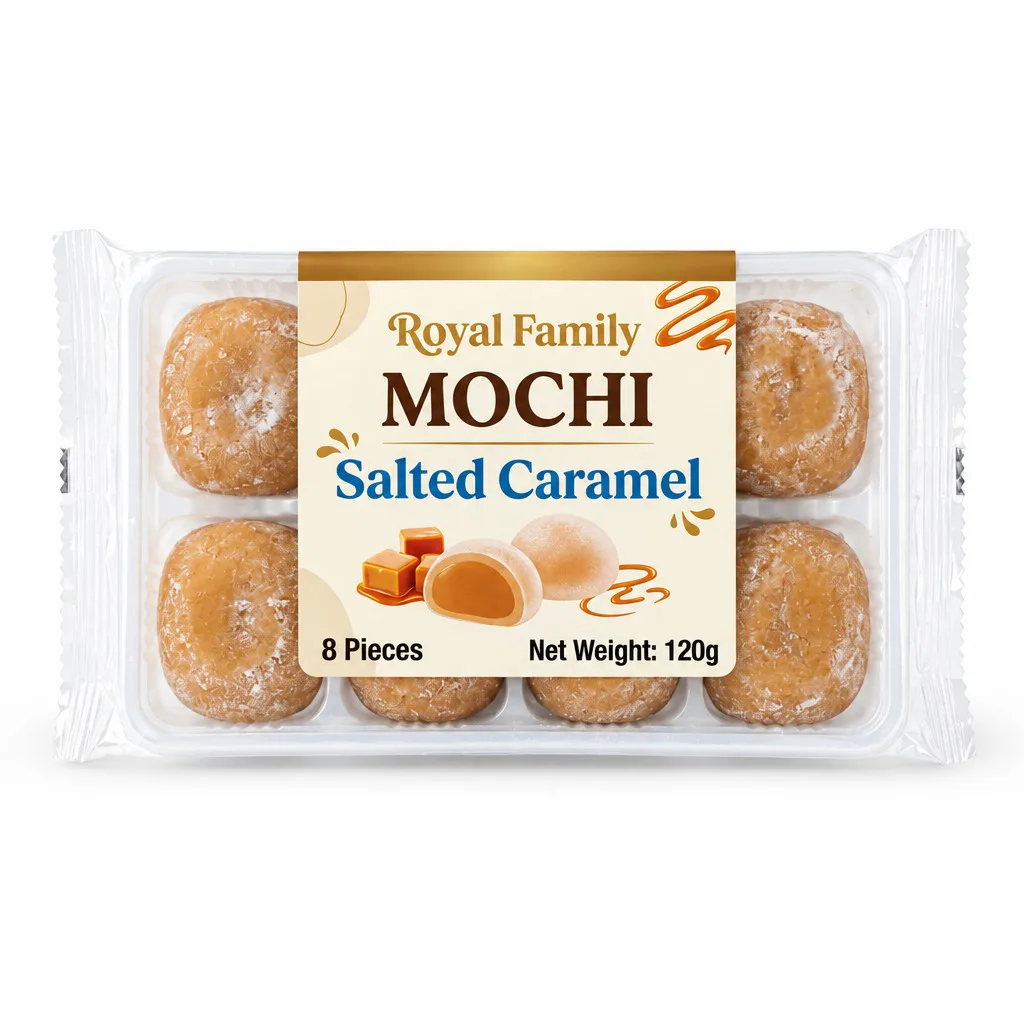 Royal Family Mochi Salted Caramel 8 Pieces 120g