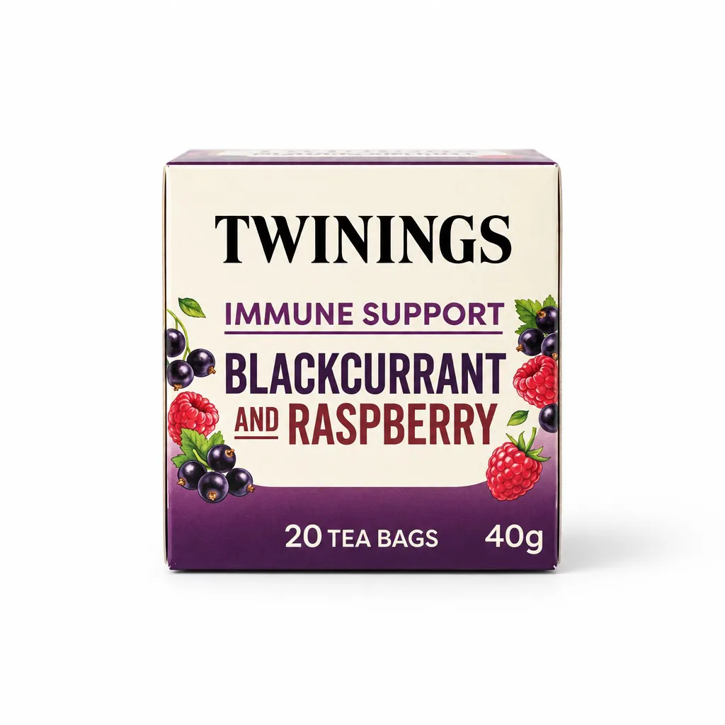 Twinings Immune Support Blackcurrant and Raspberry Tea 40g (20 Tea Bags)