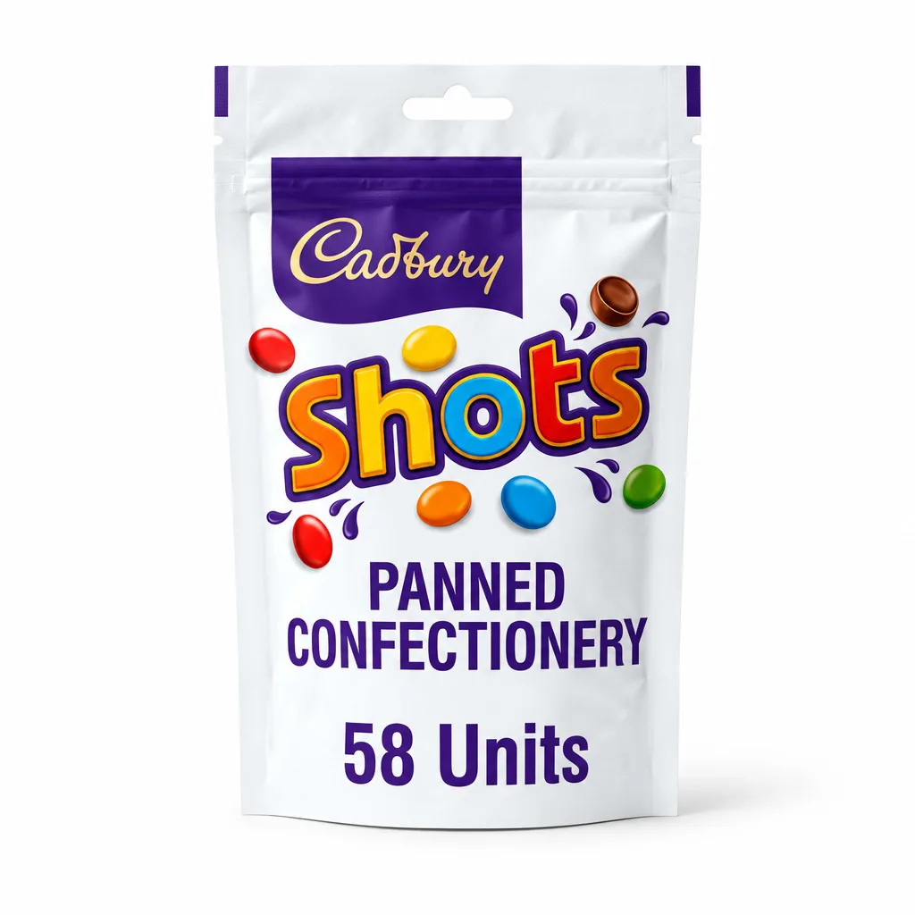 Cadbury Shots Panned Confectionery 58 Units
