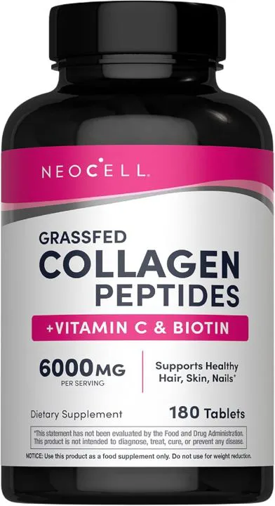 Neocell Grassfed Vitamin C and Biotin Collagen Peptides 6000mg