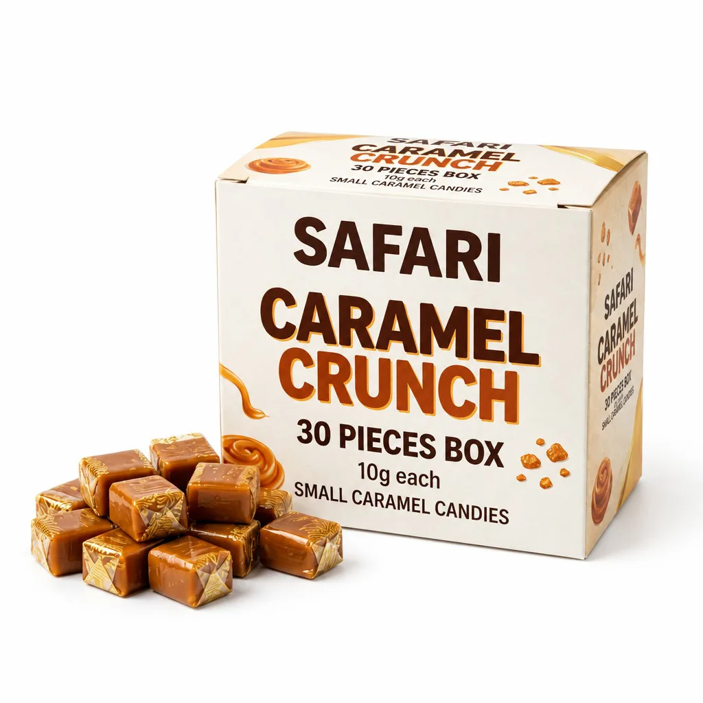 Safari Caramel Crunch 30 Pieces Box