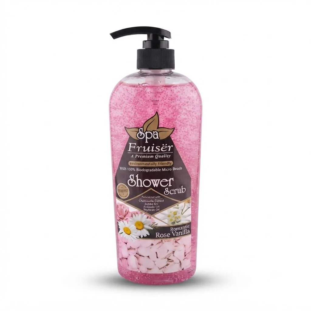 Fruiser Spa Rose Vanilla Shower Scrub