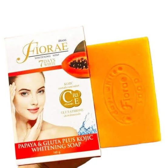 Fiorae Papaya & Gluta Plus Kojic Whitening Soap