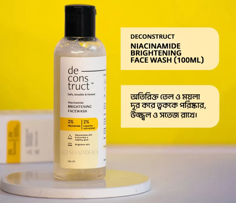 Deconstruct Niacinamide Brightening Face Wash