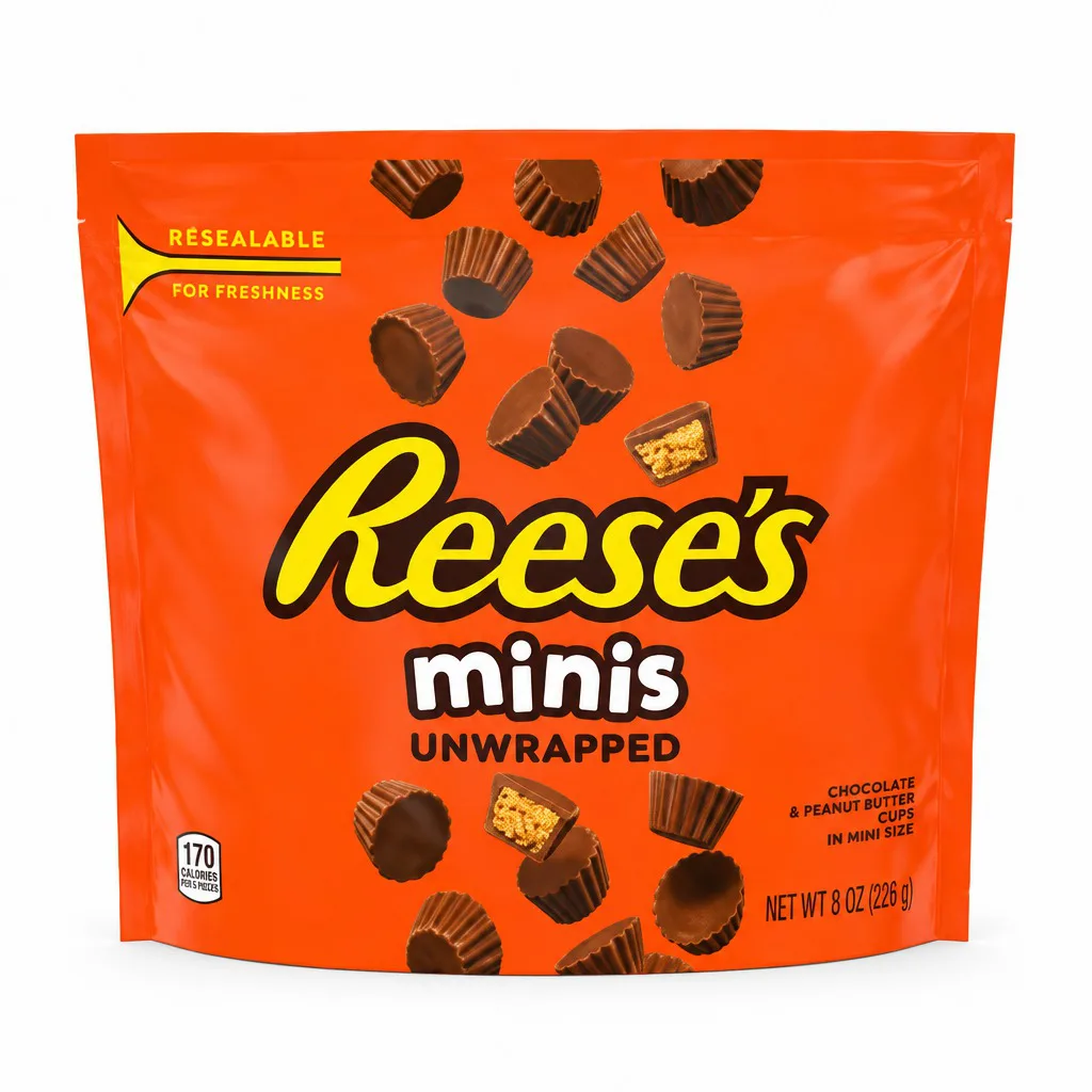 Reeses Peanut Butter Minis Unwrapped 215g