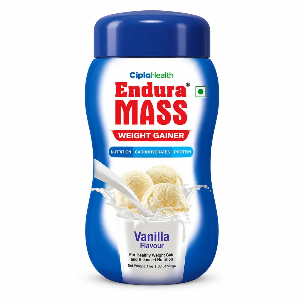 Cipla Health Endura Mass Weight Gainer Vanilla Flavour