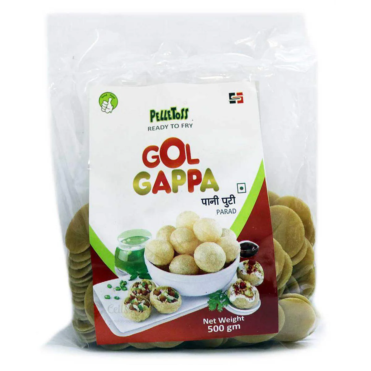 Pelletoss Gol Gappa Ready To Fry Fuchka 500gm