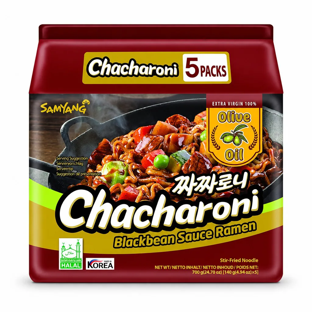 Samyang Chacharoni Black Bean Sauce Ramen Stir-Fried Noodle 140g