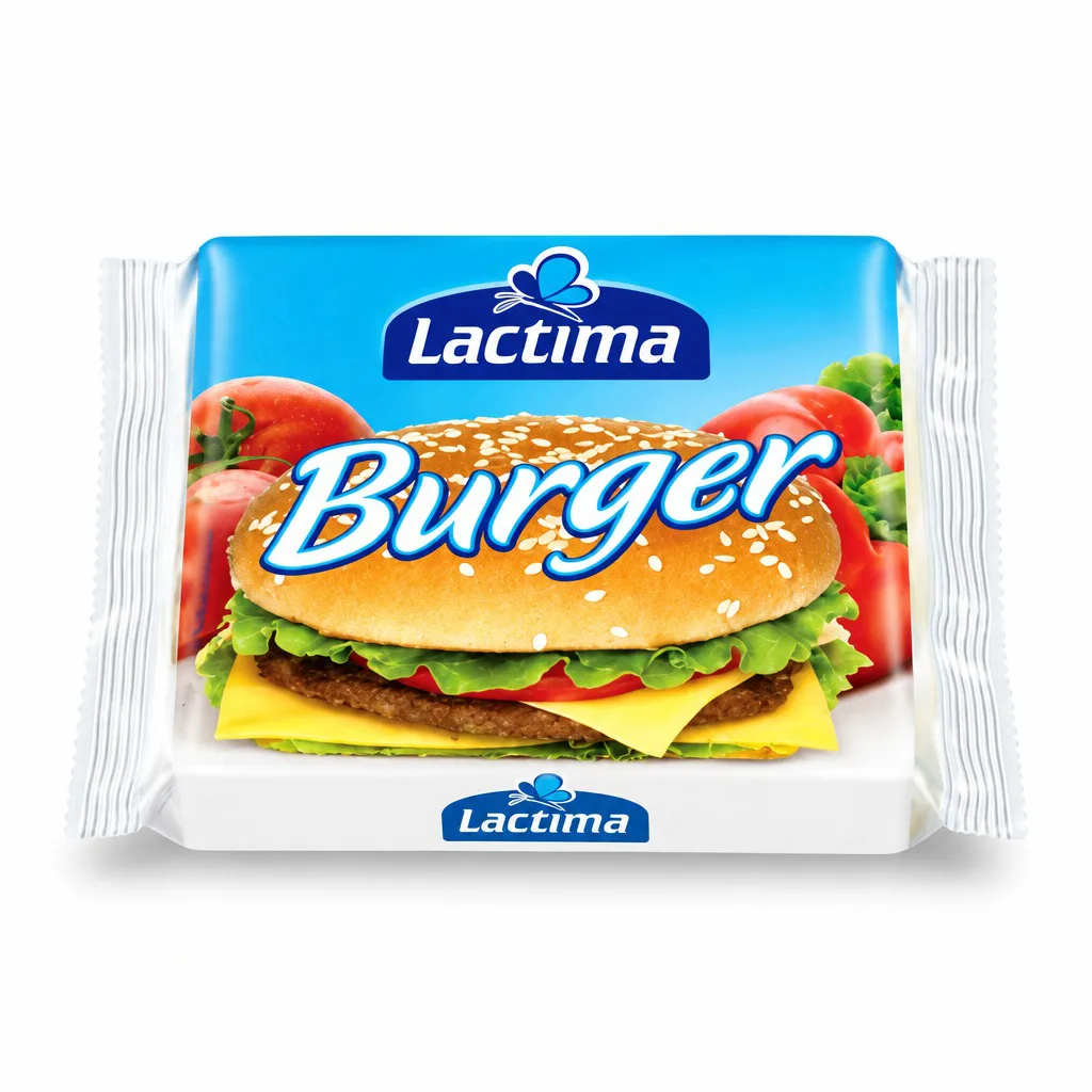 Lactima Processed Cheese Burger Slices