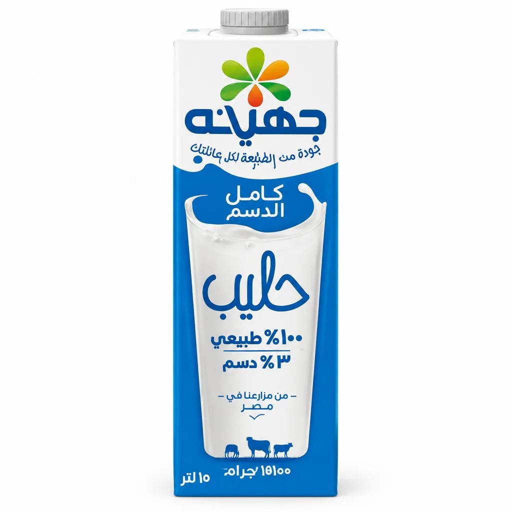 Juhayna N&G Cow Milk 1 Litre