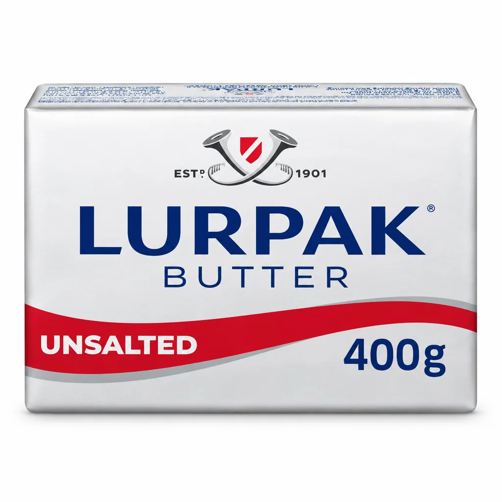 Lurpak Butter Block Unsalted 400g