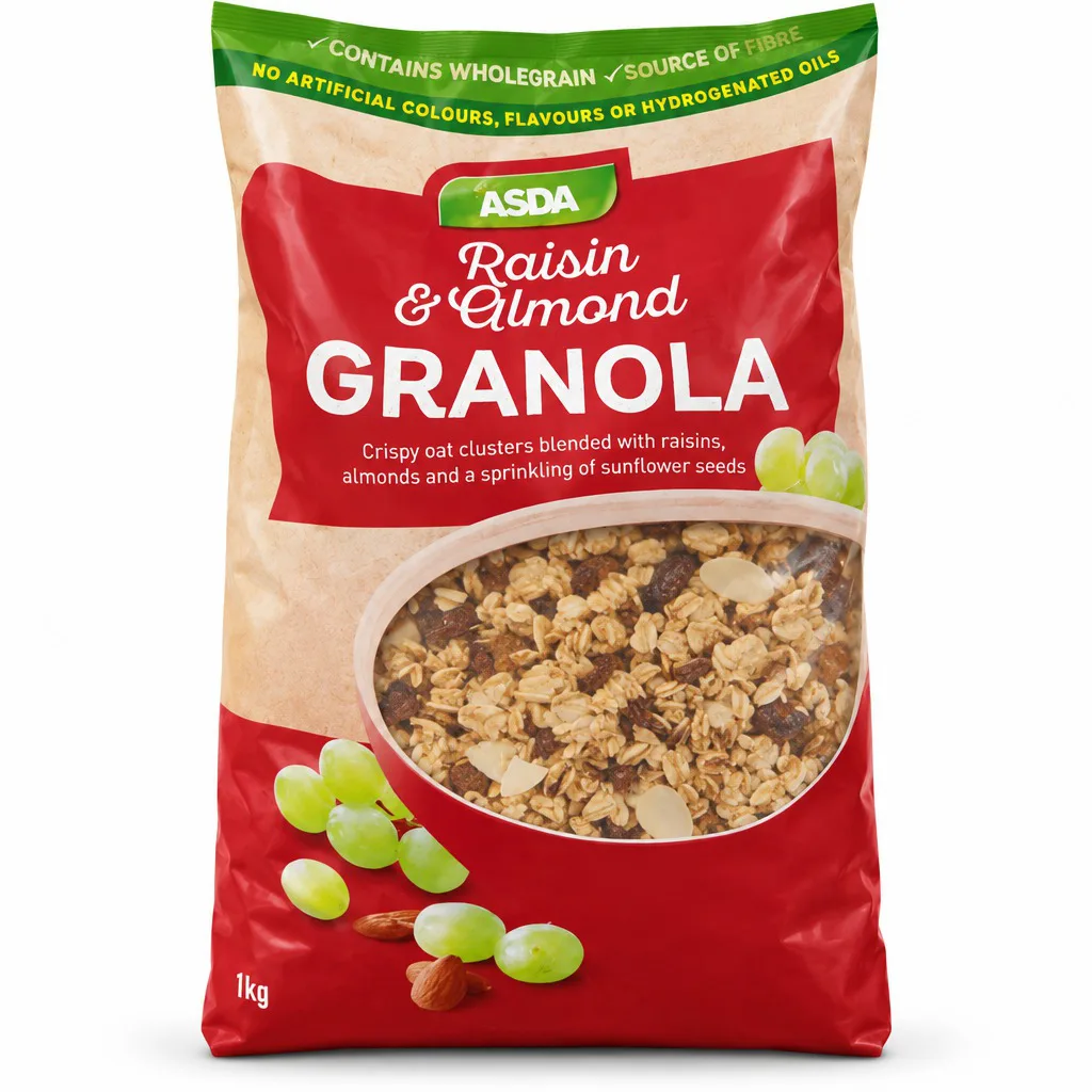 Asda Raisin and Almond Granola 1kg