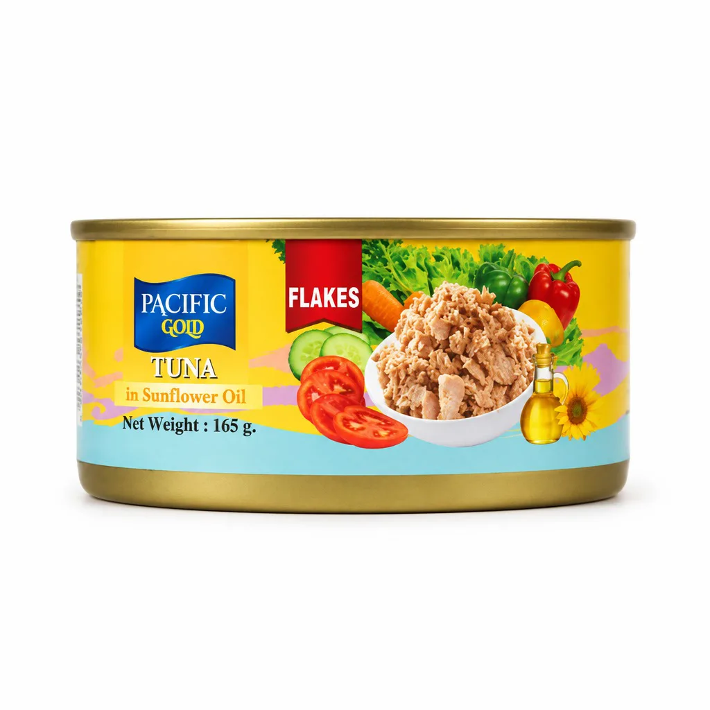 Pacific Gold Tuna Flakes In Sunflower Oil