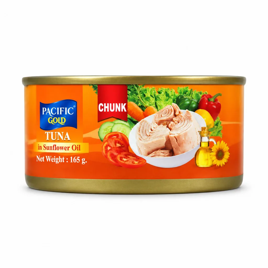 Pacific Gold Tuna Chunk In Sunflower Oil